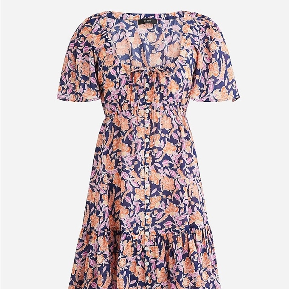 Floral Puff Sleeve Dress